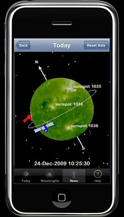 3D Sun for the iPhone
