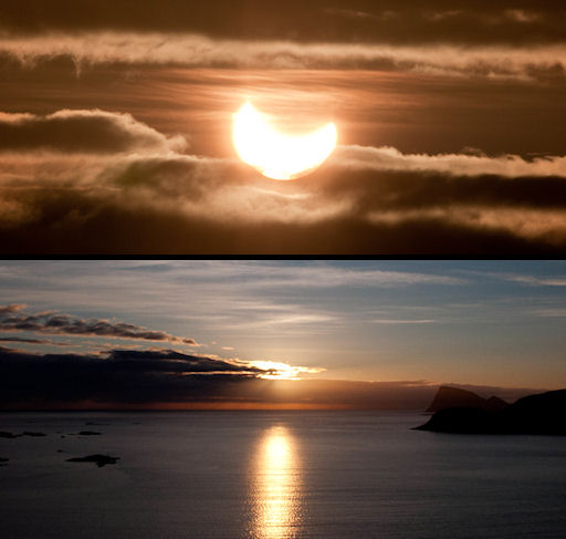 ECLIPSE OF THE MIDNIGHT SUN: