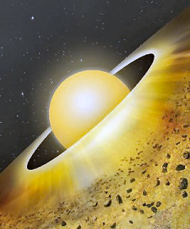 Astronomers See First Stages of Planet-Building Around Nearby Star