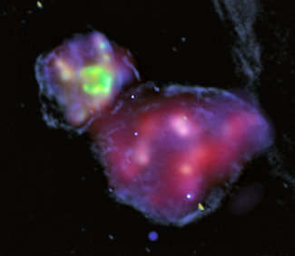 Chandra Reveals Cat-shaped Image of Exploded Stars