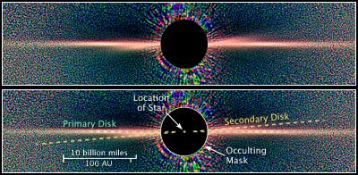 Hubble Reveals Two Dust Disks Around Nearby Star