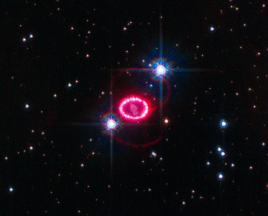We Are Stardust, We Are Golden - Hubble Reveals "Star Guts" Pouring Out of Supernova 1987A