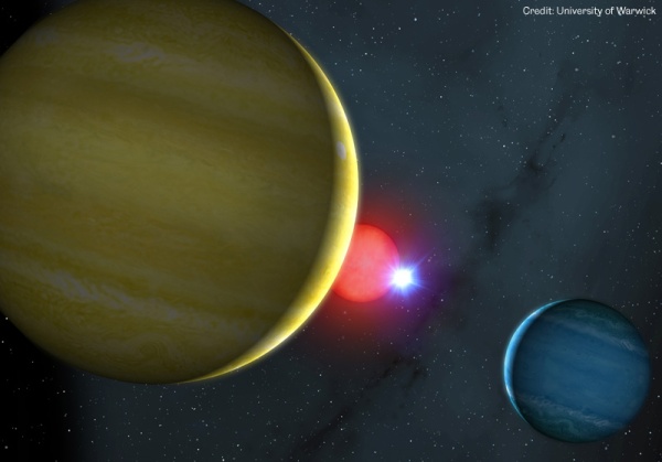 Planets Discovered in a Double Star System