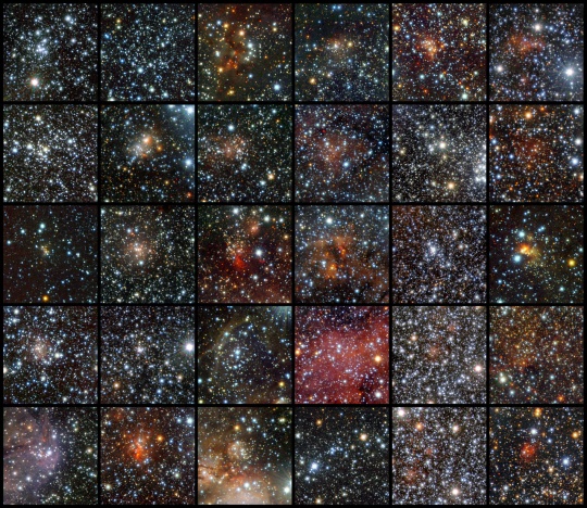 ESO's Paranal Observatory Discovers 96 New Open Star Clusters