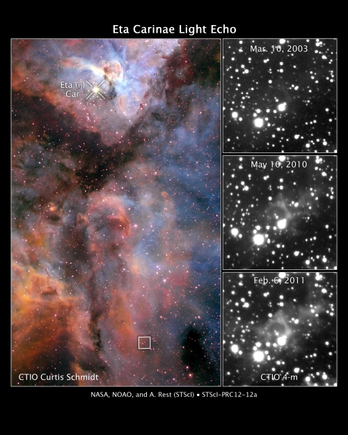 Astronomers Watch Delayed Broadcast of the Massive Eta Carinae Explosion of 1837 -- In Real-time