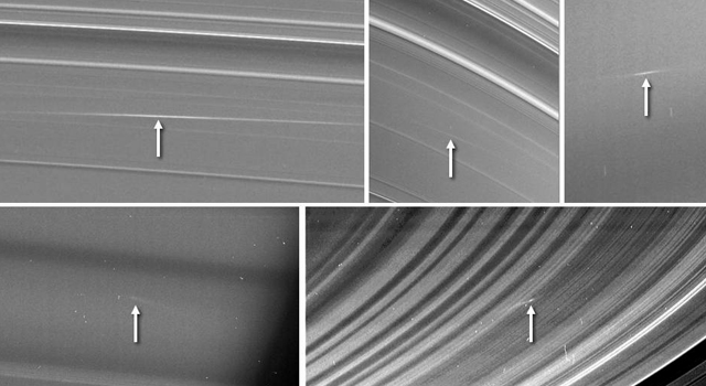 Cassini Observes Meteors Colliding with Saturn's Rings
