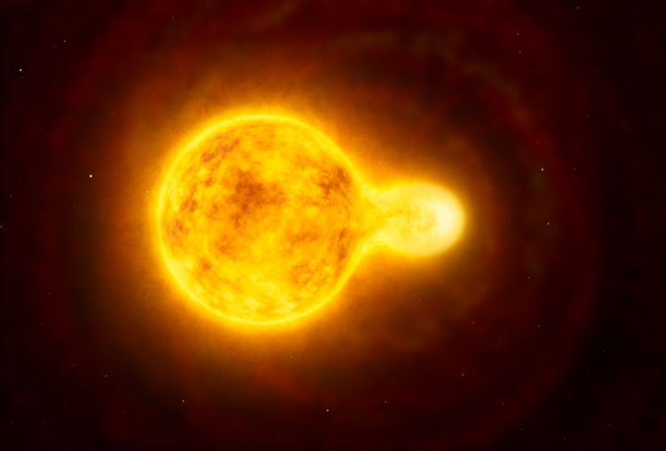 ESO's VLT Spots the Largest Yellow Hypergiant Star to Date... And It's an Exotic Binary 