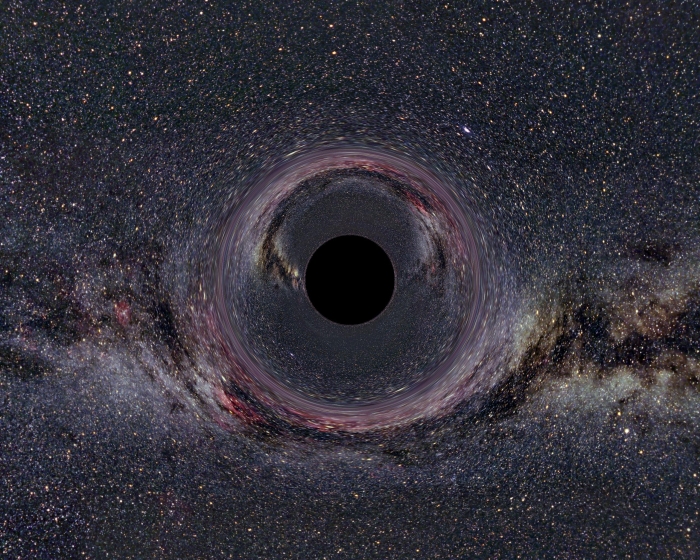 When a Lucky Star Meets a Black Hole
