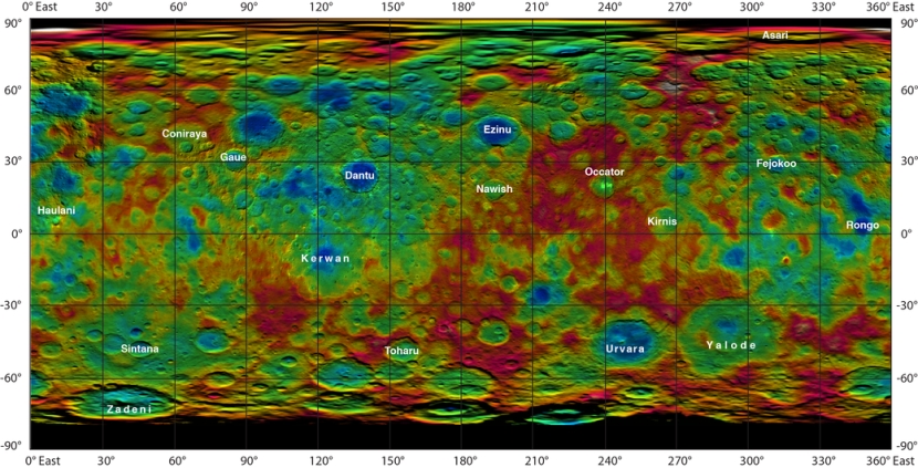 NASA's Dawn Mission Produces First High Resolution Map of Ceres