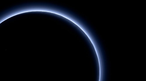 Imagine That... Pluto Has Blue Skies and Water Ice