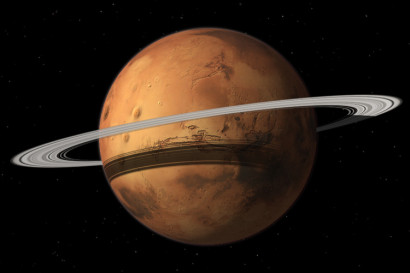 Mars Expected to Lose a Moon... But Gain a Ring