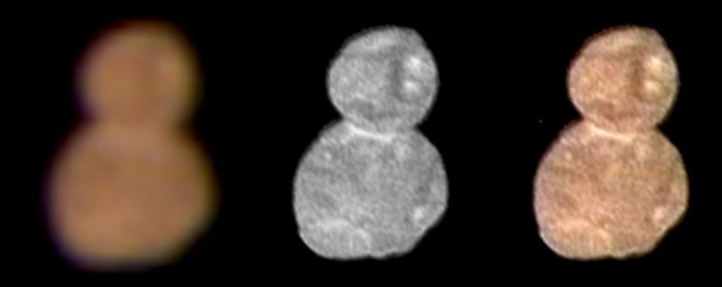 The Falcon (New Horizons) and the Snowman (Ultima Thule)