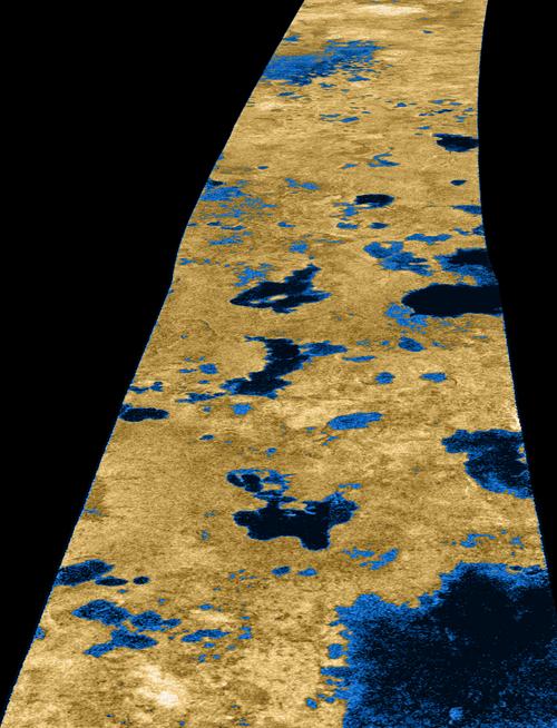 Titan Has Liquid Lakes, Scientists Report in Nature