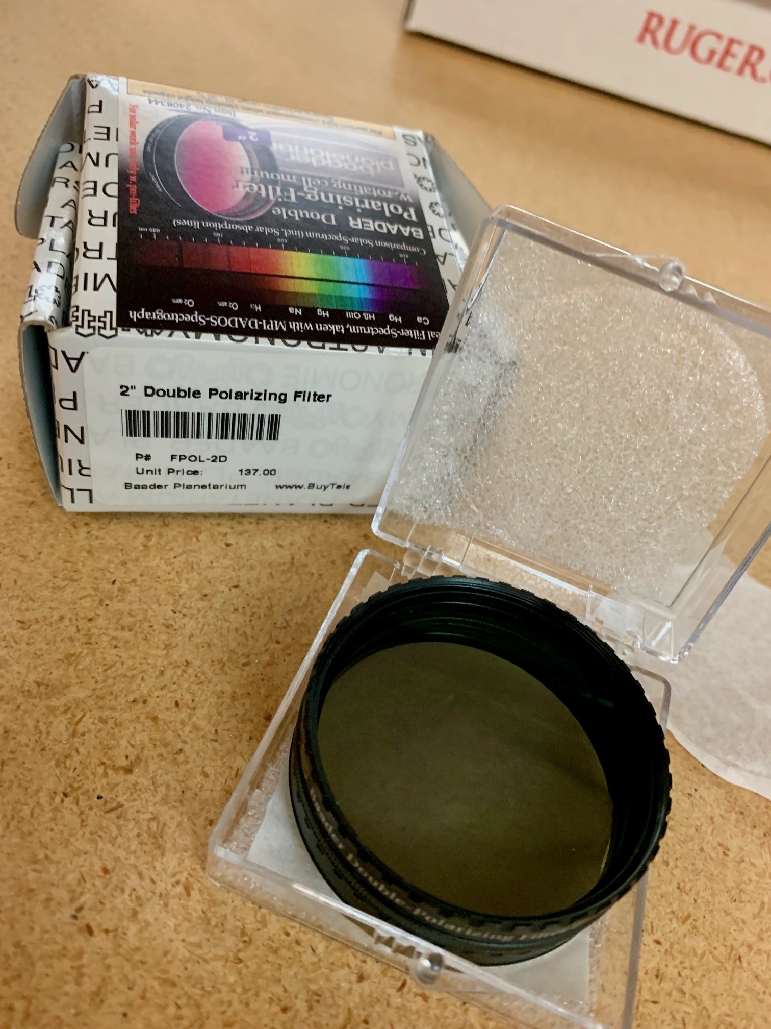 Baader 2" DOUBLE POLARIZING FILER Astromart