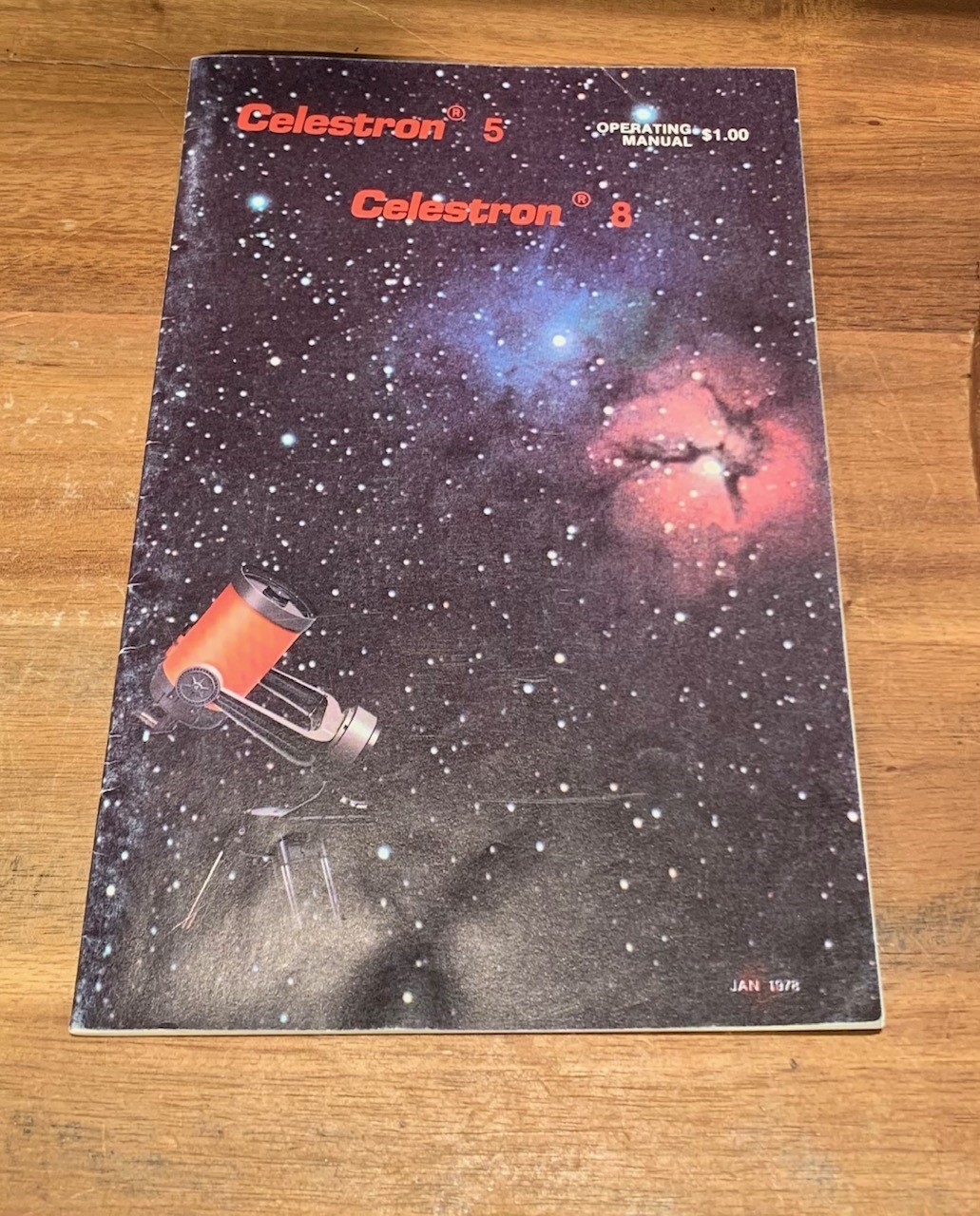 Duur weten Bemiddelen 1978 Celestron C5 and C8 Operating Manual RARE and quite clean | Astromart