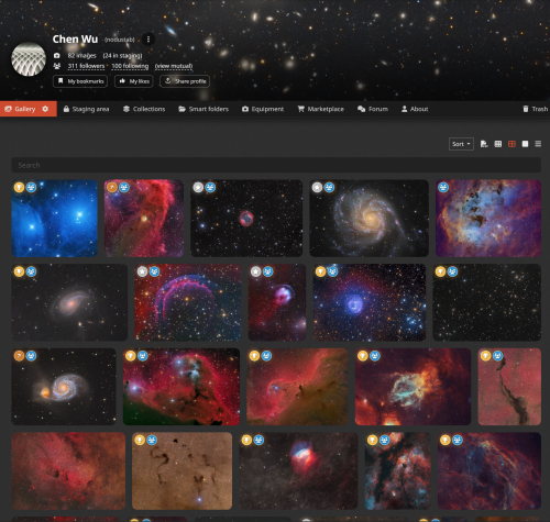 TOA-130NS with visual / imaging setup