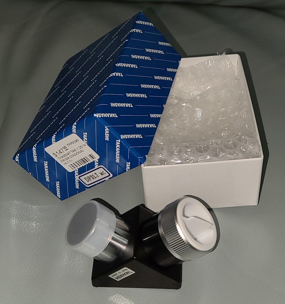 Takahashi prism diagonal used one time as new Astromart