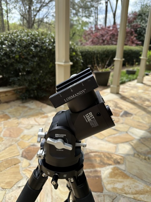 Rainbow Astro 135E & Counterweights