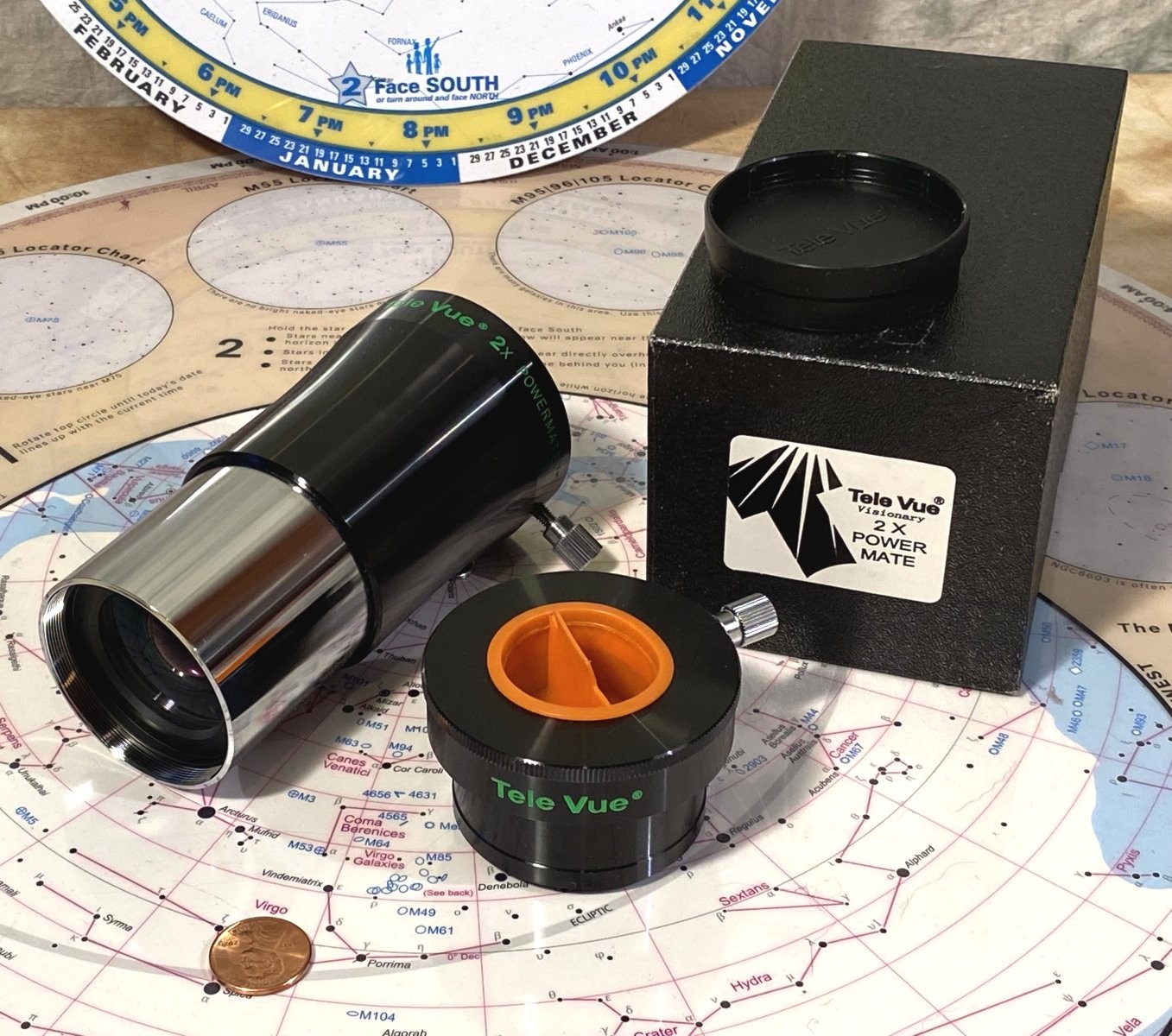 TeleVue 2X 2” Powermate Barlow Mint in Box Astromart