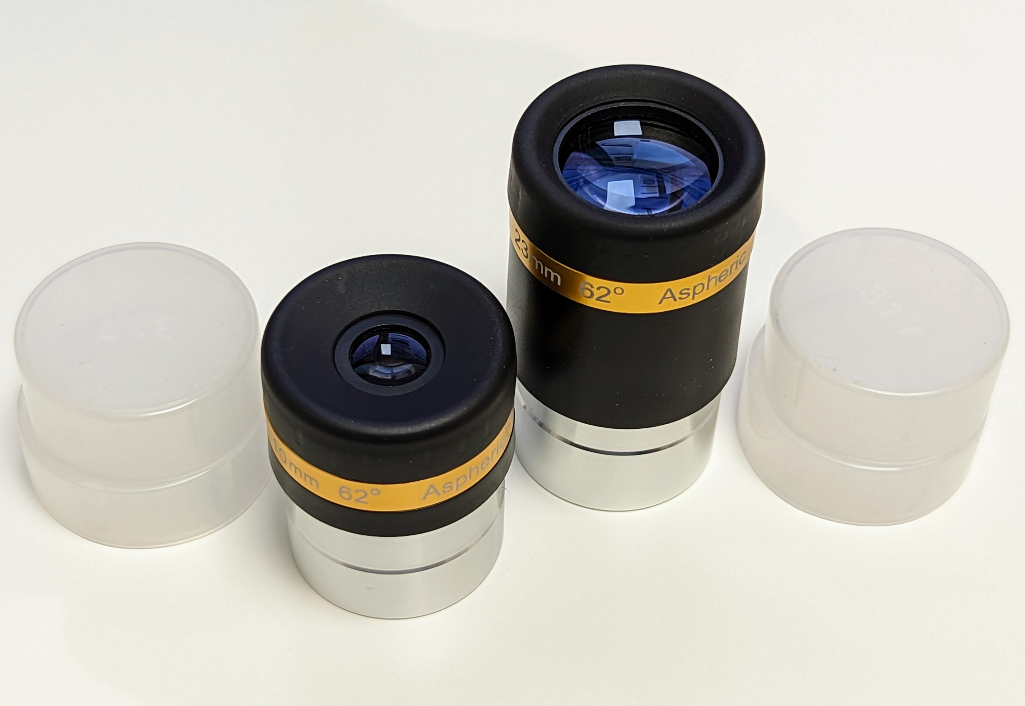 Aspheric Eyepieces 62° 10mm & 23mm Astromart