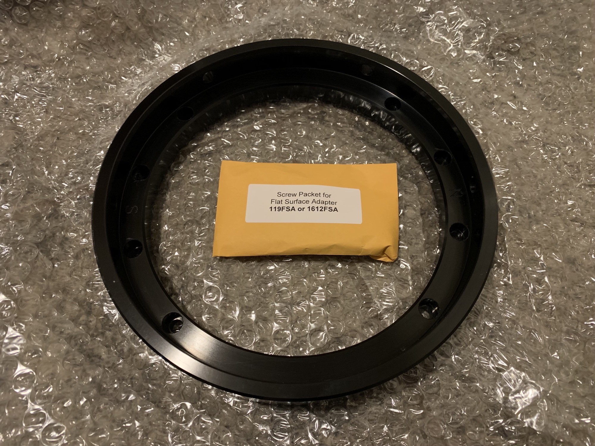 AstroPhysics Flat Surface Adapter (119FSA) To Attach 1100 Mount or