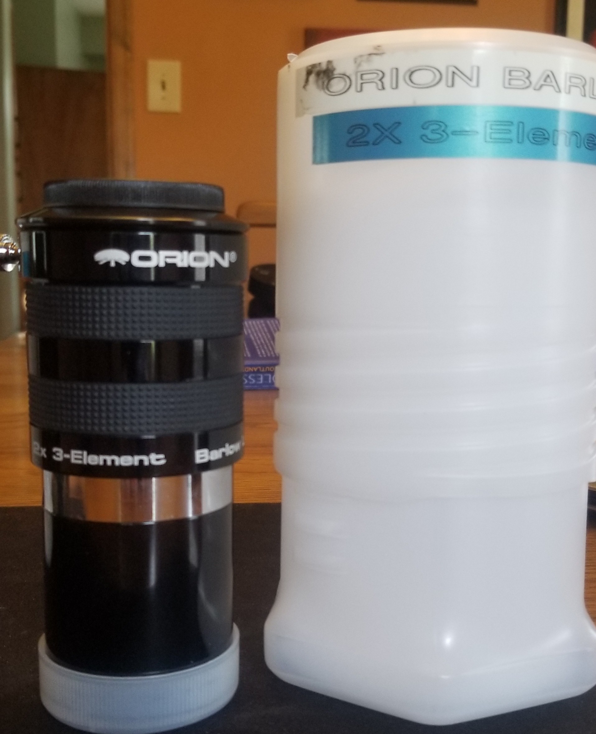 Orion 2X barlow 2" tube free shipping Marked down to 80 from 90 dollars