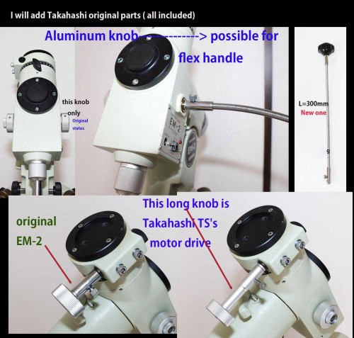 Takahashi EM-2 with new polar scope ,fine conditions!