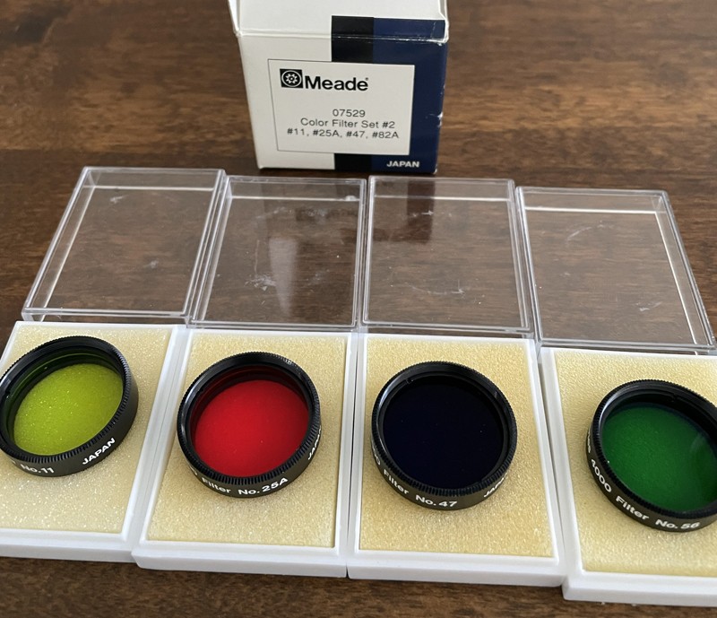 Mead Filter Meade #07529 Color Filter Set | Astromart