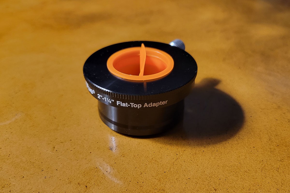 TeleVue Everbrite 2" Diagonal with TeleVue 2" to 1.25" FlatTop Adapter