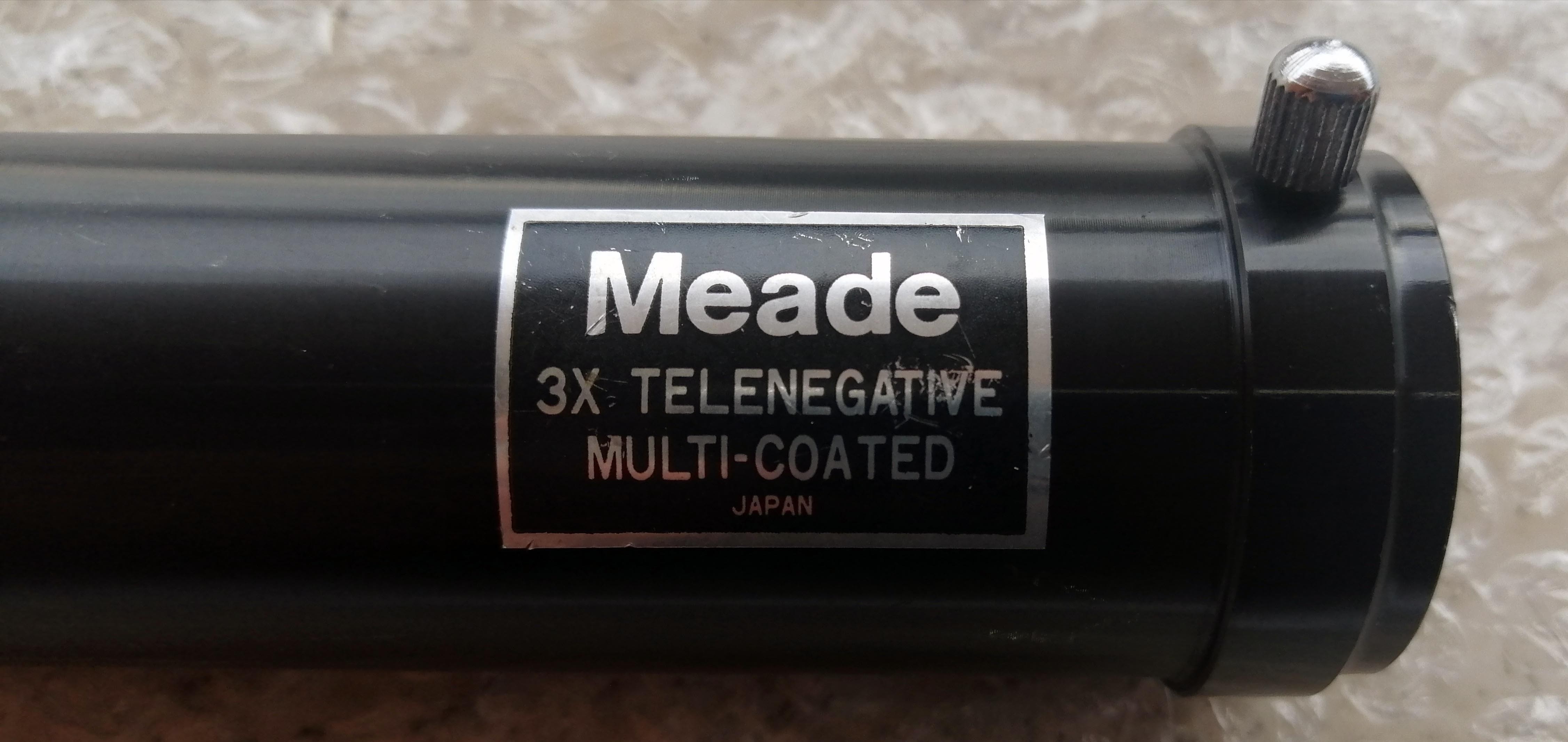 Meade telenegative 3x First generation Astromart