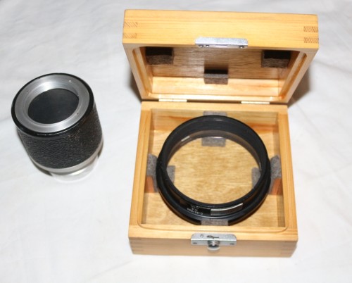 Zeiss C80/500 Q1 m.G. with Zeiss wooden box and Zeiss M44 focuser in perfect condition.