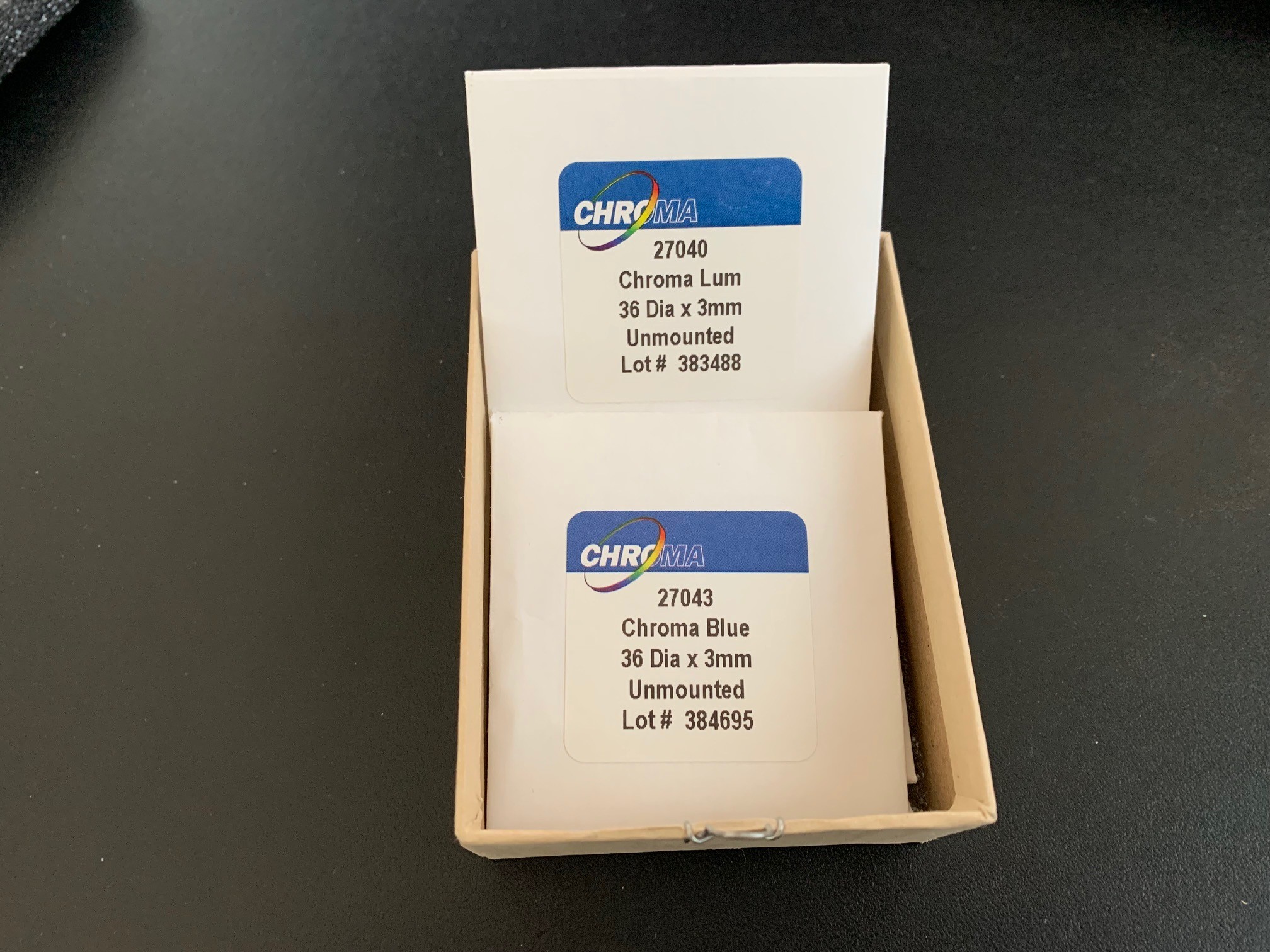 Chroma Technology LRGB Filter Set 36mm Diameter Astromart