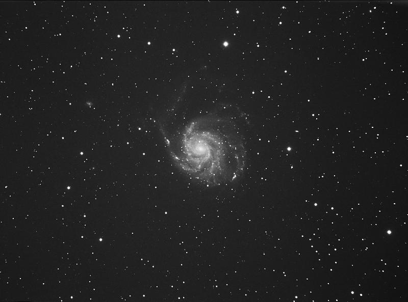 M101 in B&W