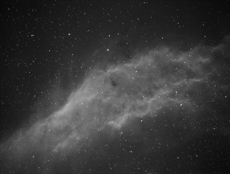 California Nebula in HA