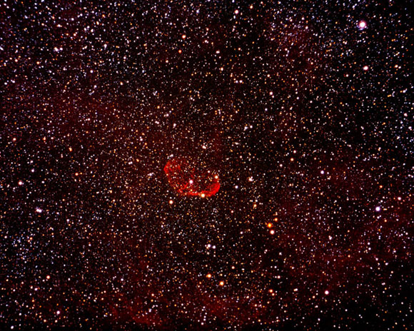 Crescent Nebula in Cygnus
