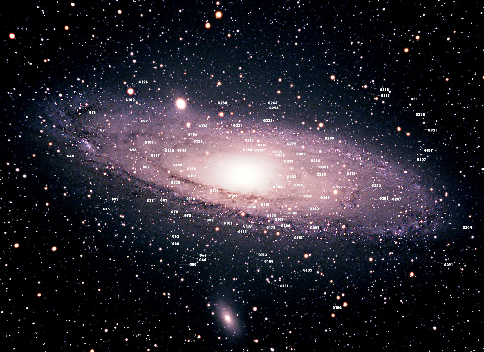 Globular Clusters in Adromeda