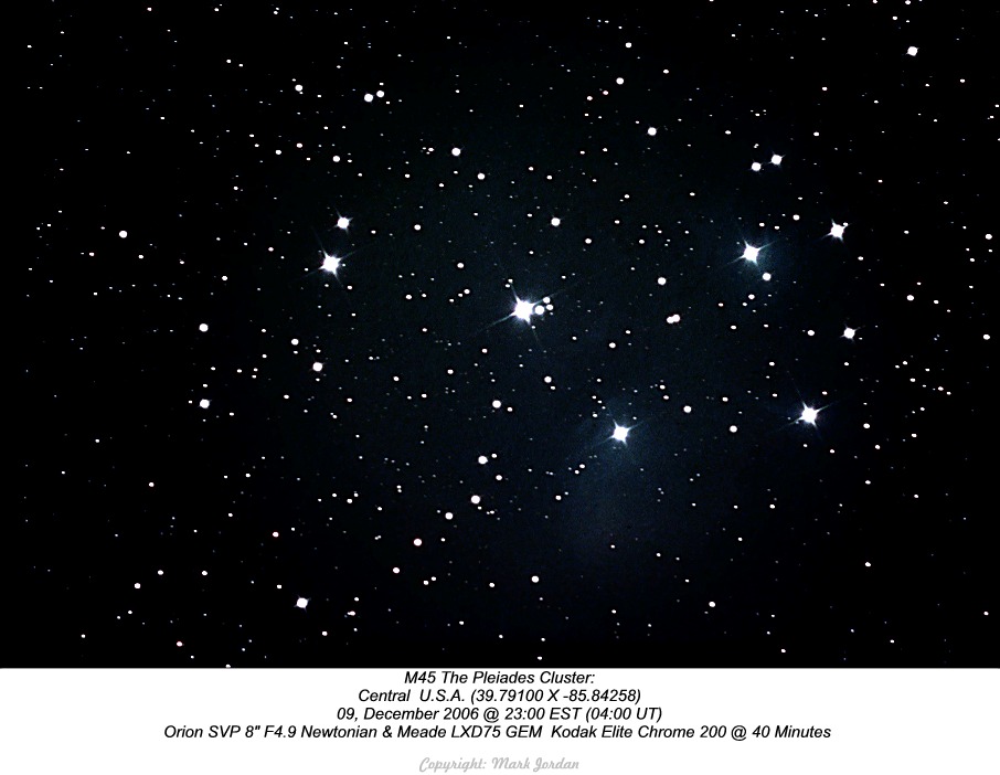 M45 The Pleiades 35mm Film