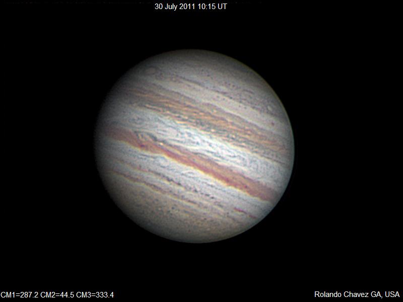 Jupiter, 30 July 2011