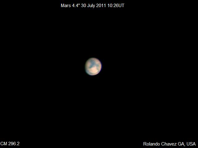 Mars, 30 July 2011