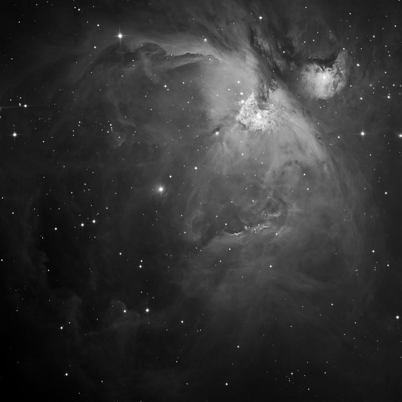 M42 in black and white