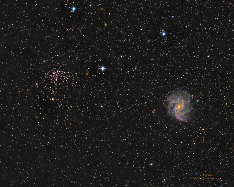 Fireworks Galaxy & NGC 6939