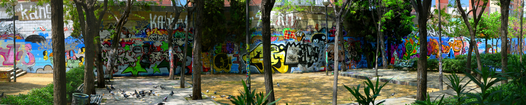 Cool Art Work in Barcelona