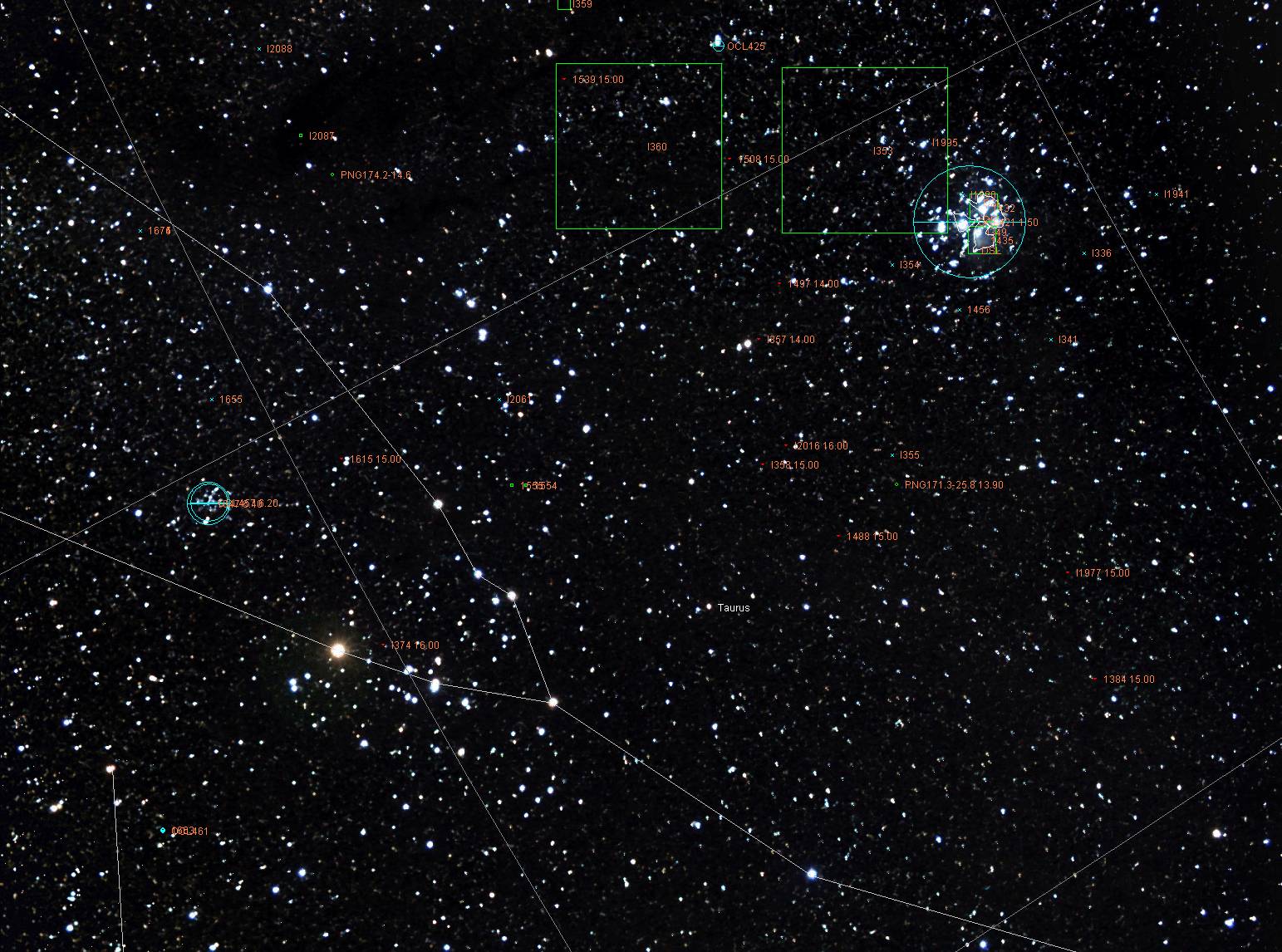 Taurus Widefield Overlay image