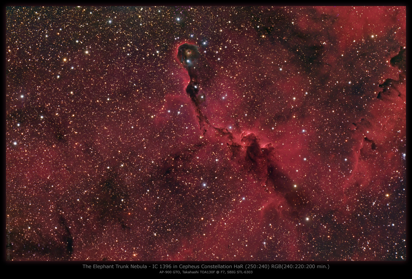 IC 1396A - The Elephant Trunk Nebula