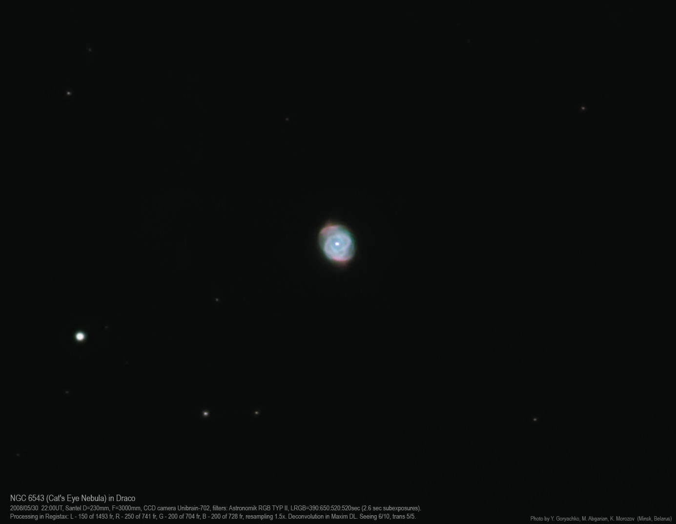 NGC6543 Cats Eye Nebula