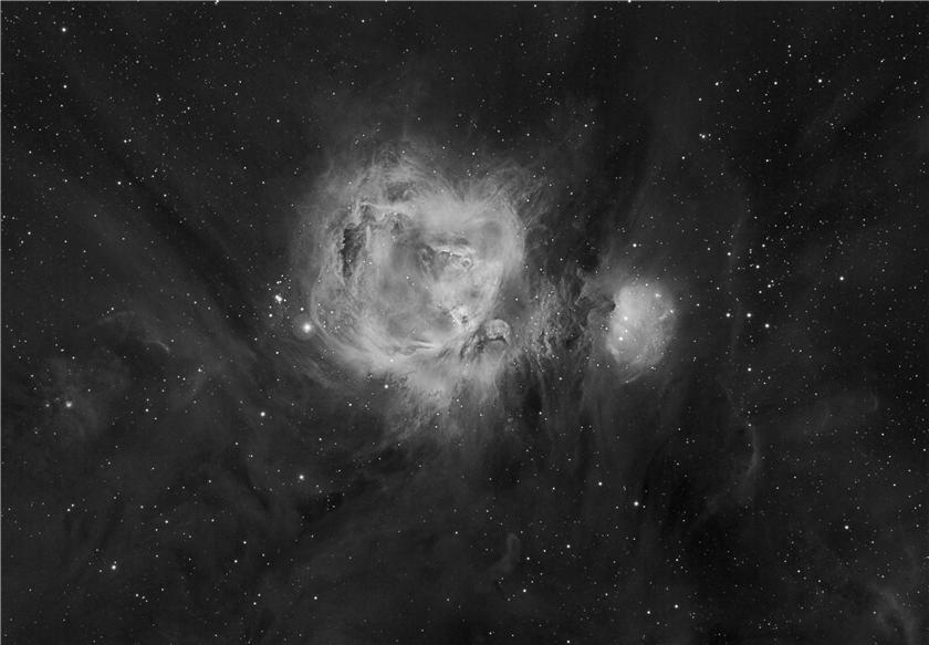 The Great Orion Nebula (H-Alpha)