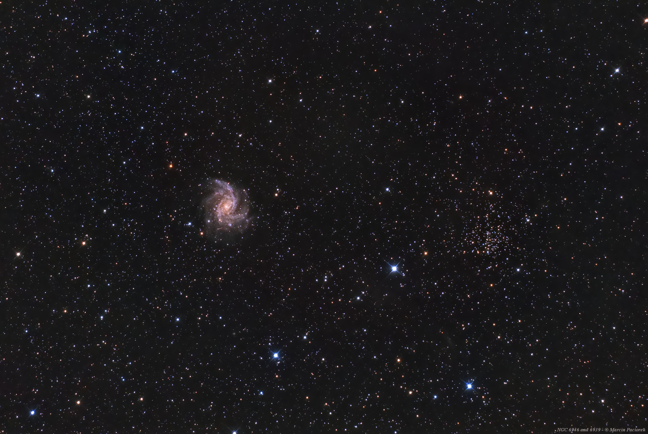 NGC 6946 and 6939