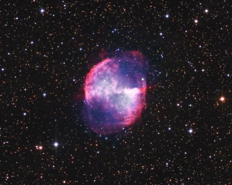M27 Ha+LRGB