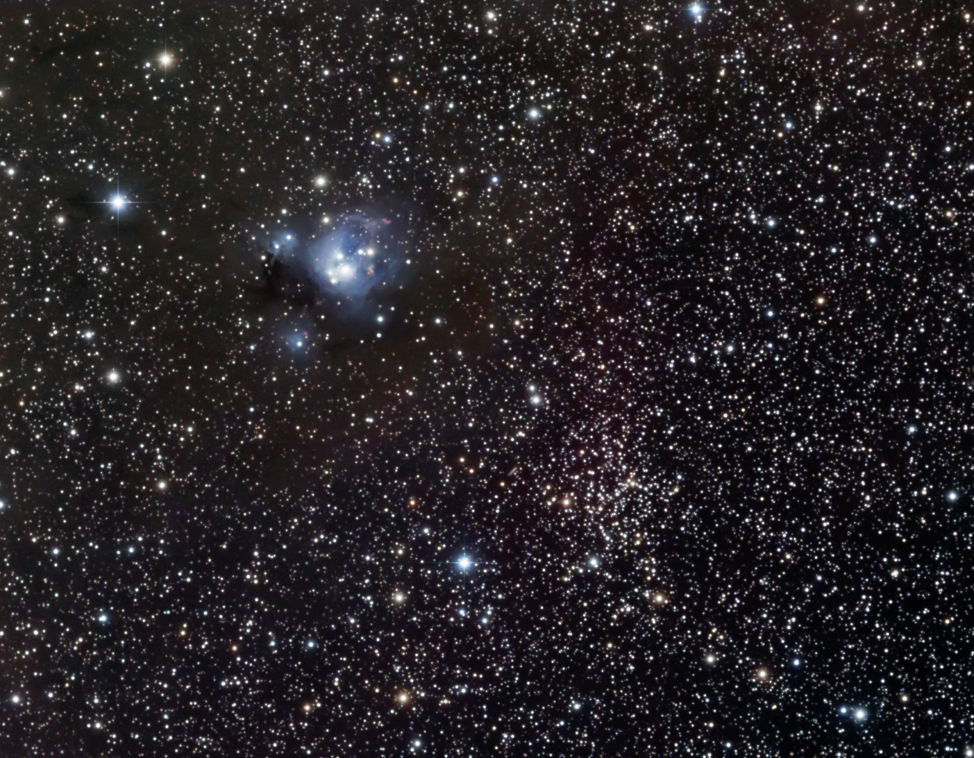 NGC 7129 and NGC 7142 image