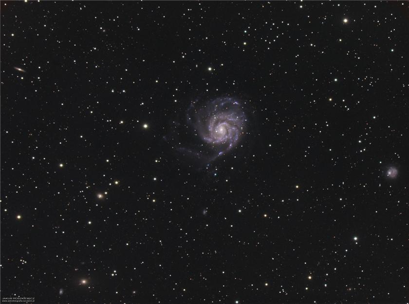 M101 Pinwheel during high wind